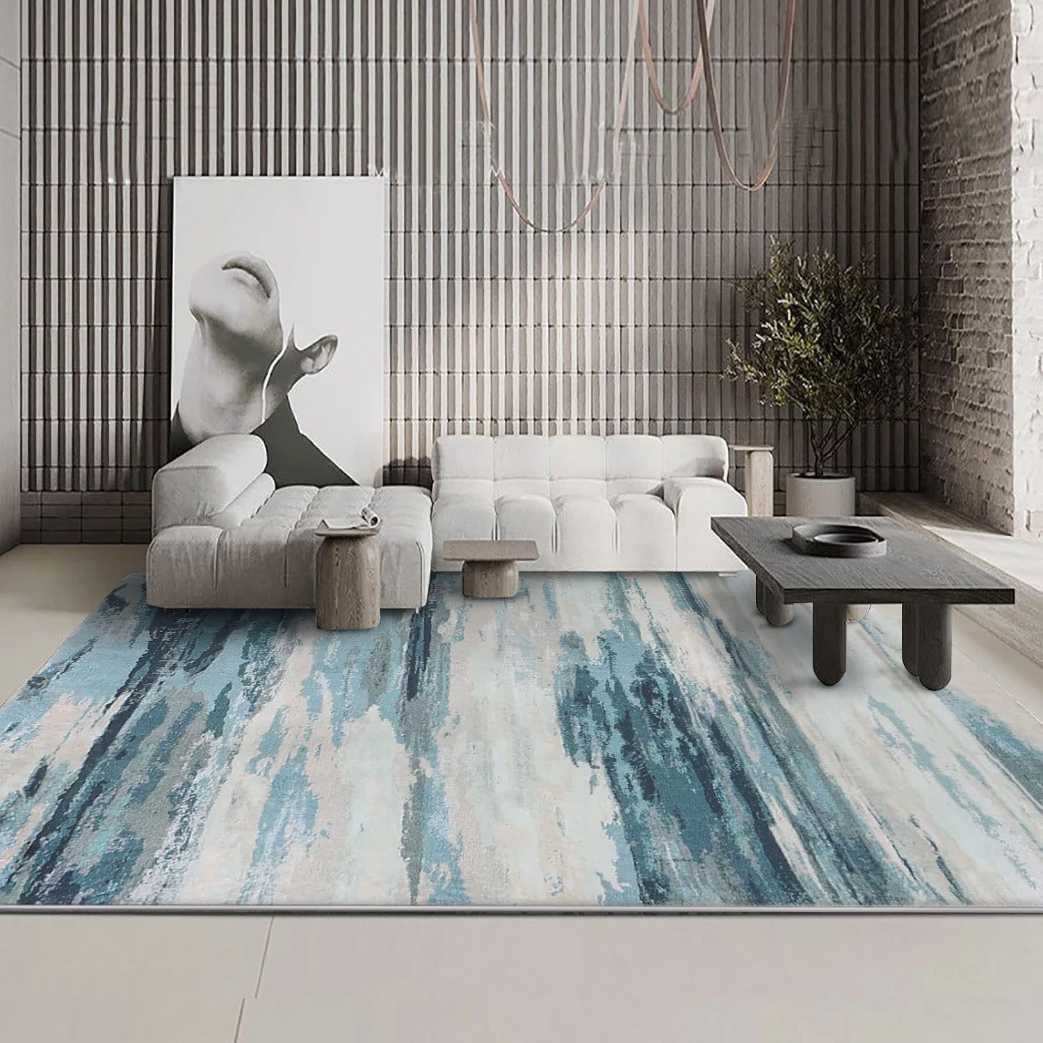 Thumbnail 5 de Cinknots Alfombra Salón Vinilo Gris10 200x250 cm Antideslizante 🏠