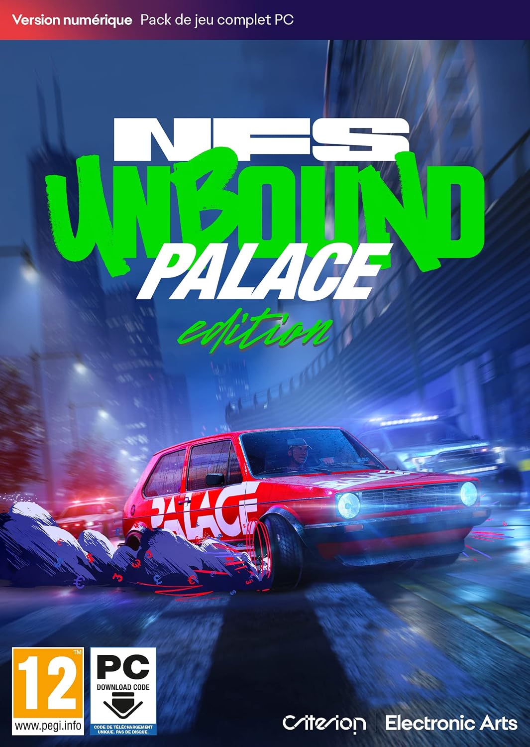 Detalle de Need for Speed Unbound Palace Edition sur PC (code de téléchargement EA App/Origin) — Français