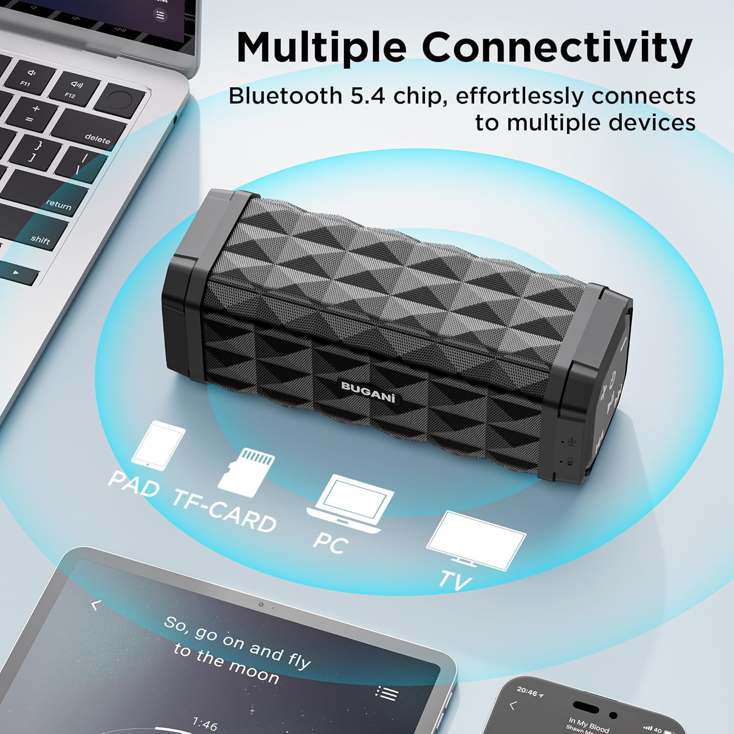 Thumbnail 4 de BUGANI Bluetooth Speaker 24H playtime ๐ข