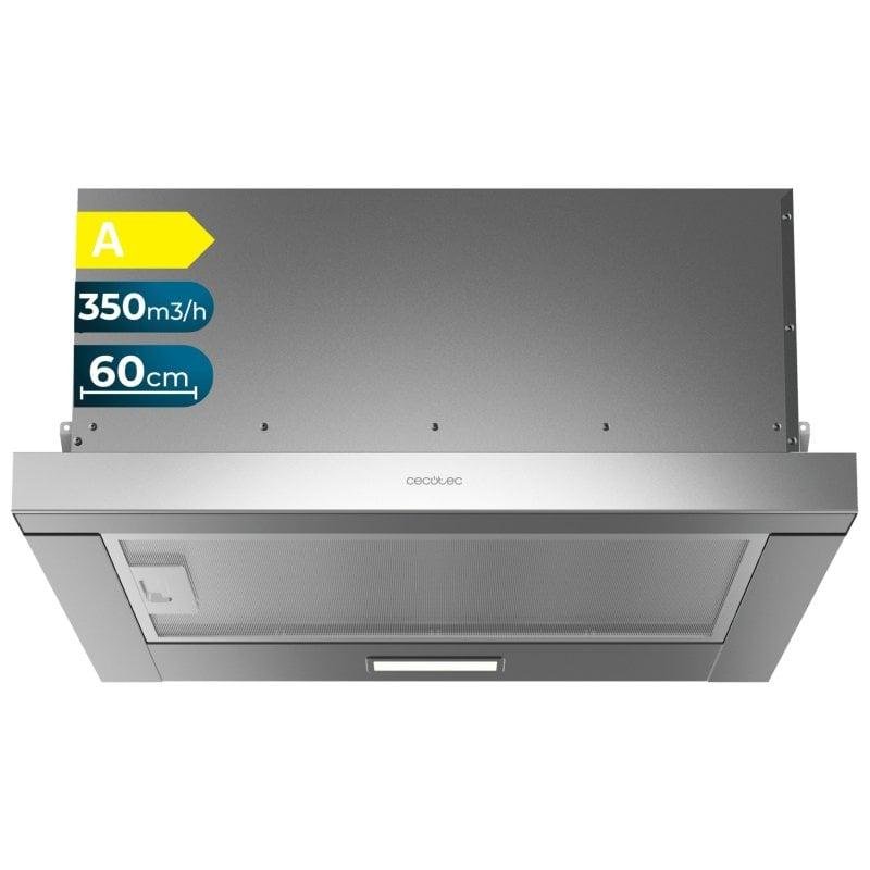 Detalle 2 de Cecotec Bolero Flux TLM 603500 Inox: Campana extractora telescópica de 60 cm en acero inoxidable