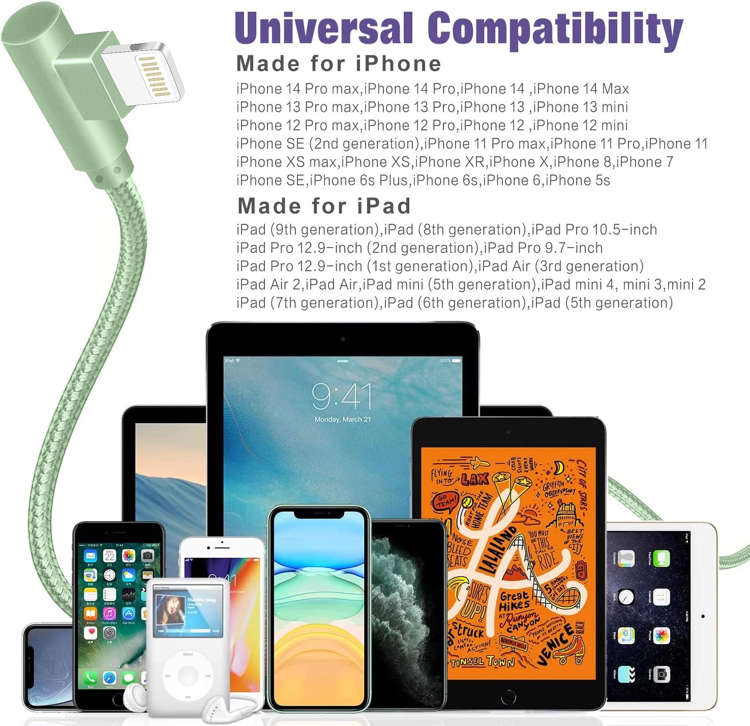 Thumbnail 5 de iPhone Charger 6FT Fast Charging Cable