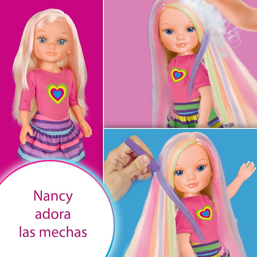 Thumbnail 3 de Famosa Nancy Muñeca rubia para mechas y peinados 🎎