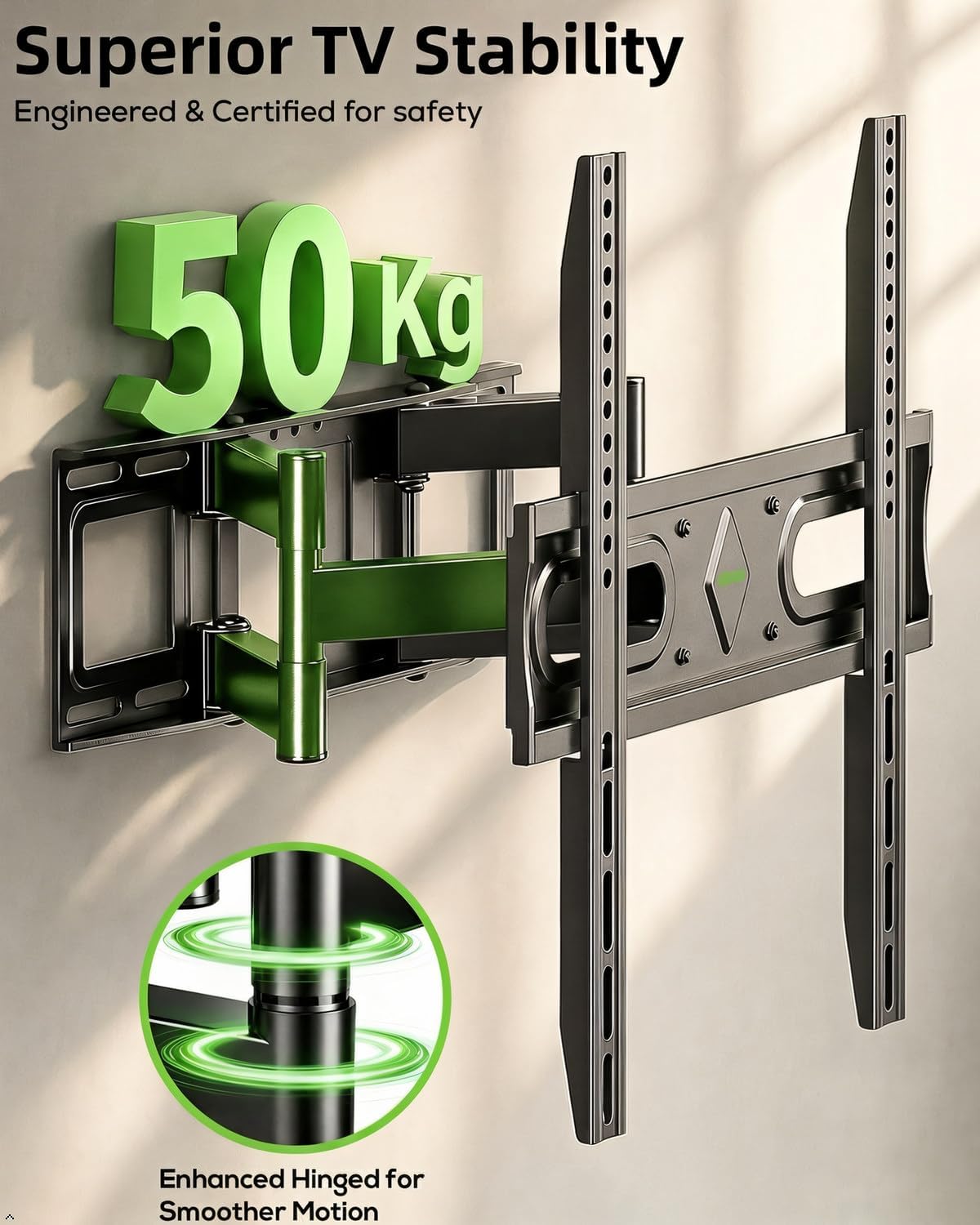 Thumbnail 2 de USX MOUNT TV Wall Bracket XMM907 for 32–70 Inch TVs (up to 50kg) with Full Motion