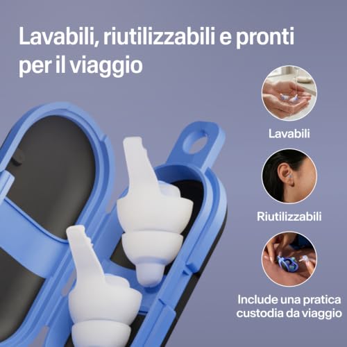 Detalle de Alpine SleepDeep: tappi per le orecchie ultra-morbidi per chi dorme sul fianco