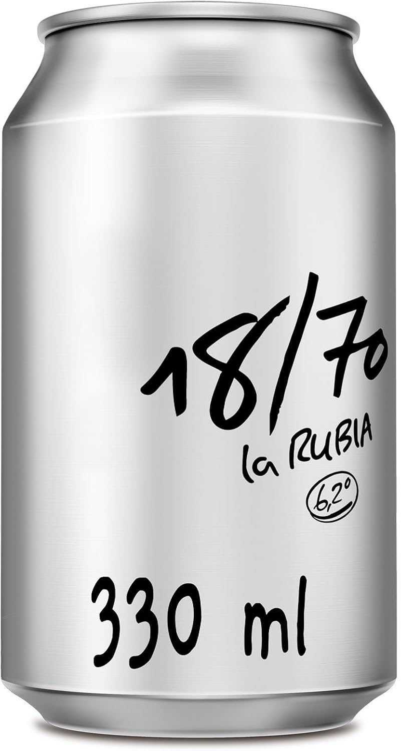 Detalle de 18/70 La Rubia Cerveza Especial Pack 24Latas 🍺