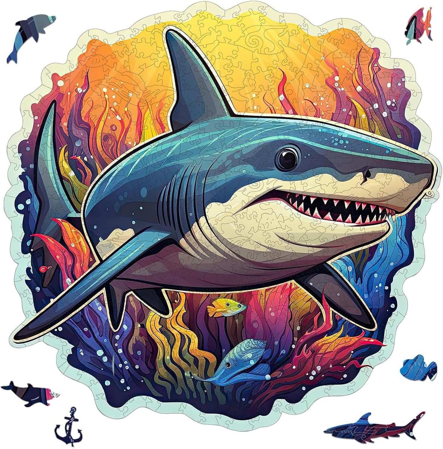 Detalle de Qiuenisray Wooden Puzzle, 200 Pieces