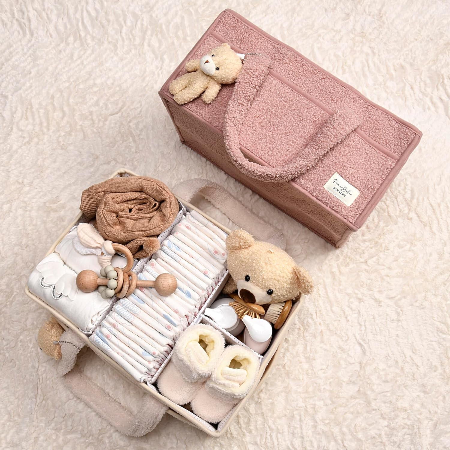 Thumbnail 6 de PeraBella Baby Diaper Caddy 15 x 10 x 7 in