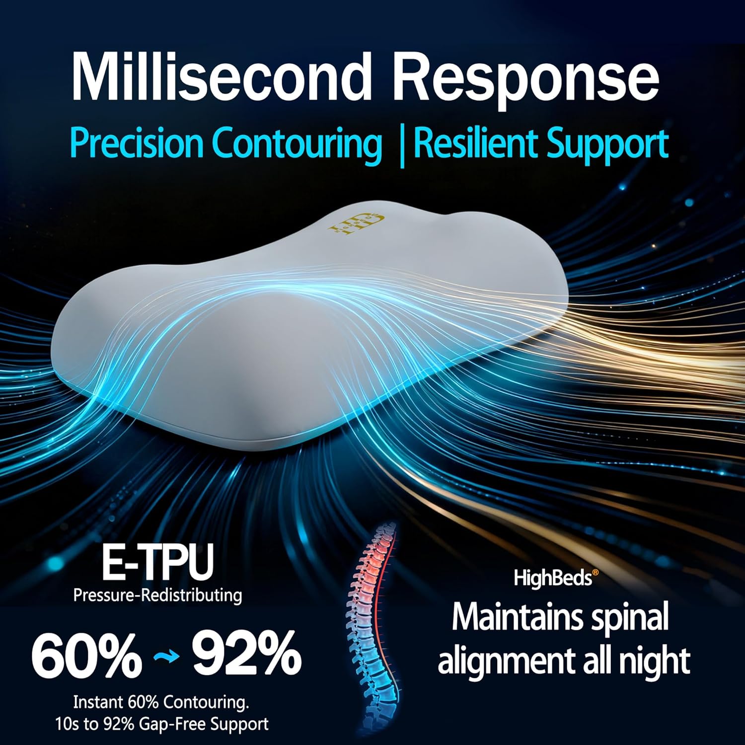Thumbnail 3 de HighBeds Cervical Neck Pillow 8-hour