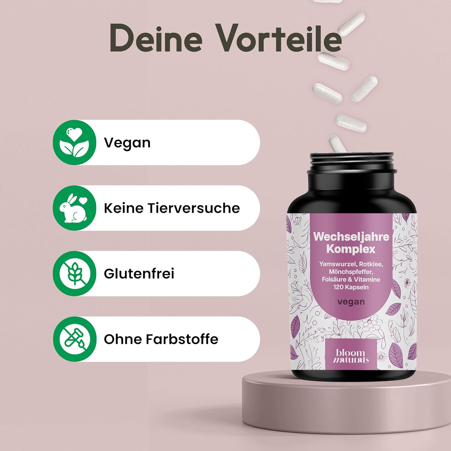 Detalle 2 de Wechseljahre Kapseln 120 Meno Komplex
