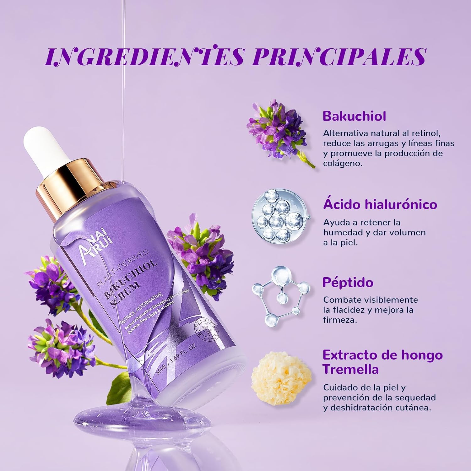 Detalle 2 de ANAiRUi Bakuchiol Serum 50 ml