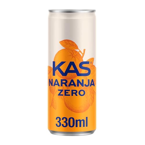 Detalle 2 de Kas naranja Pack 24 latas 330 ml 🥤