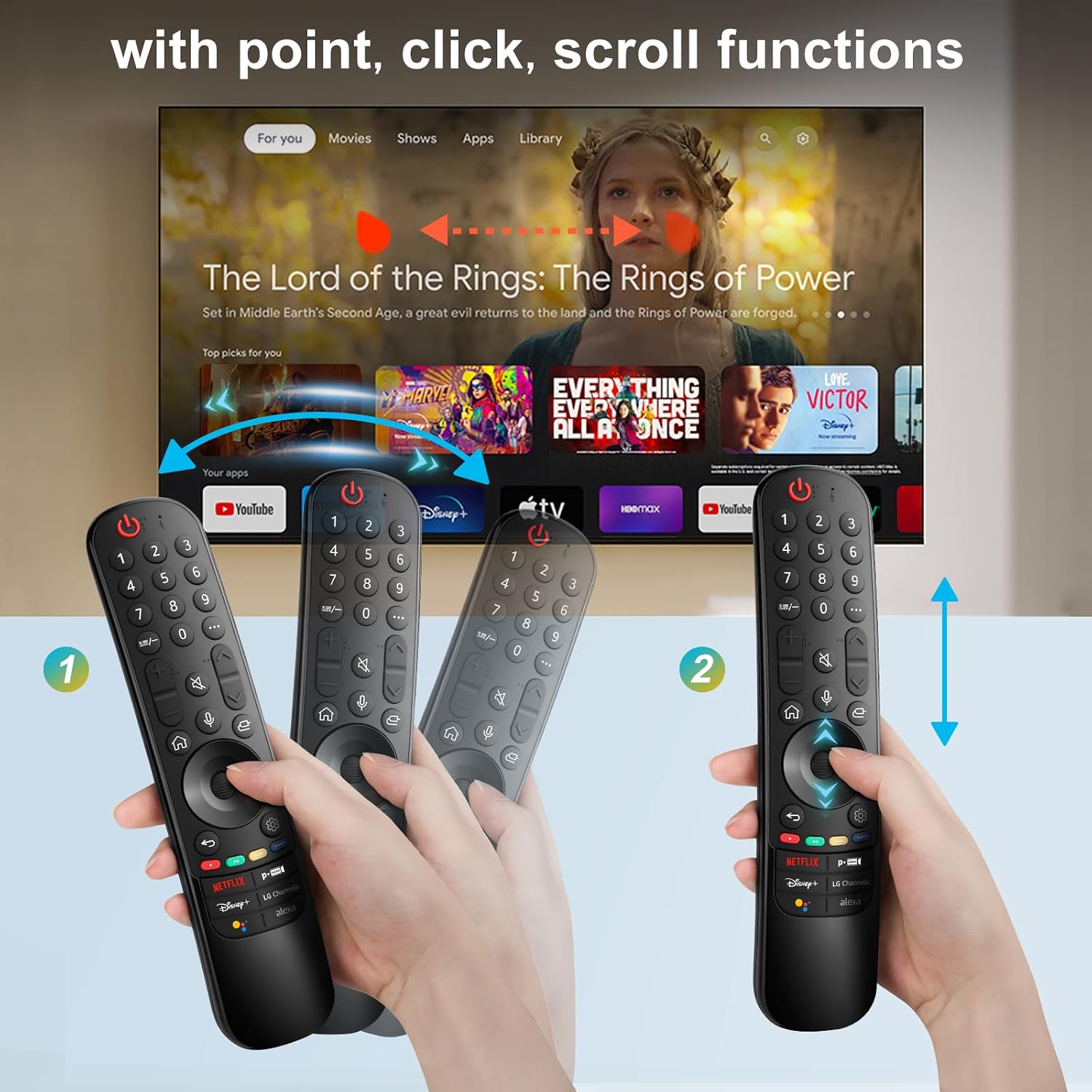 Thumbnail 4 de Magic Remote MR22GN LG voice replacement