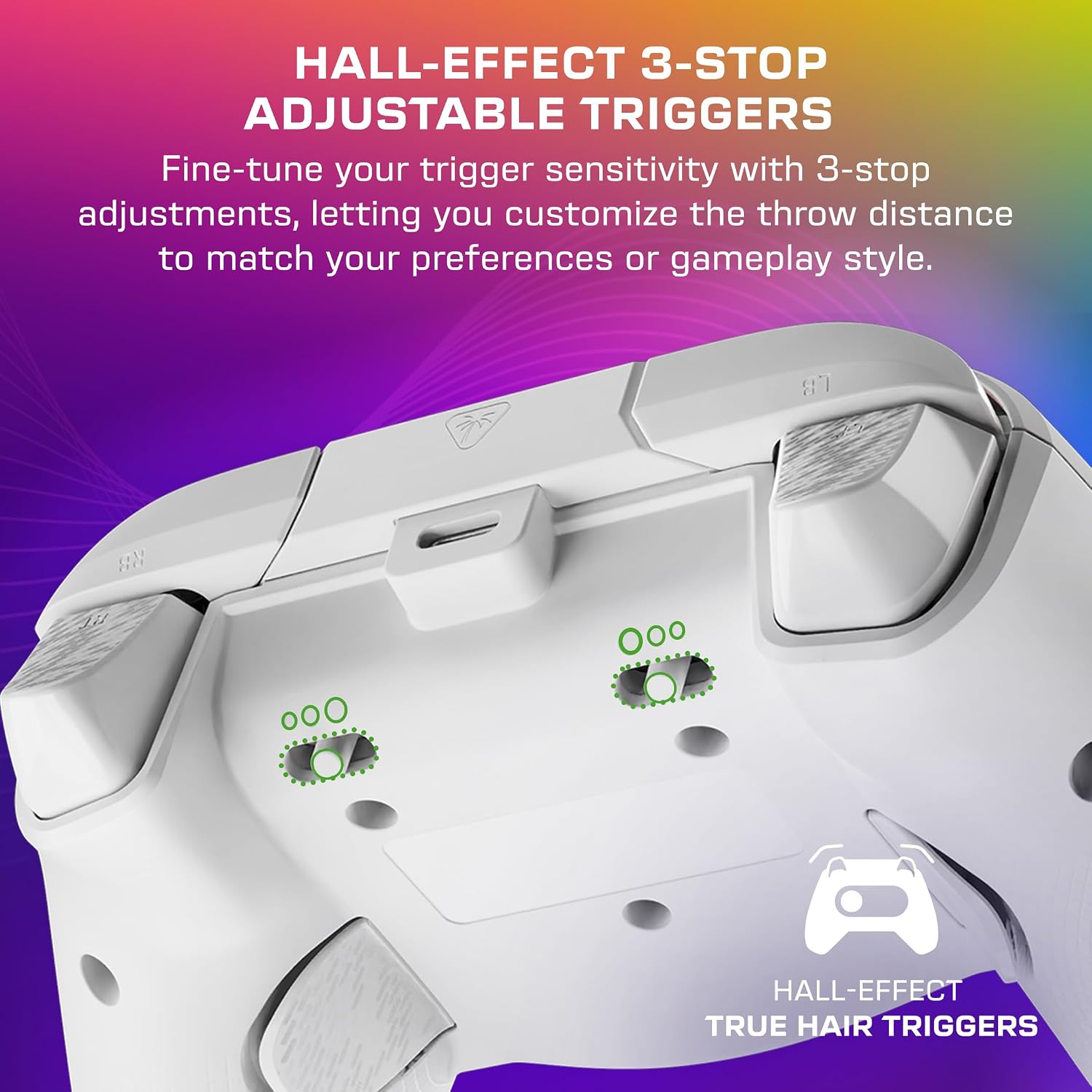 Detalle 2 de Turtle Beach Afterglow Wave Gamepad Weiß
