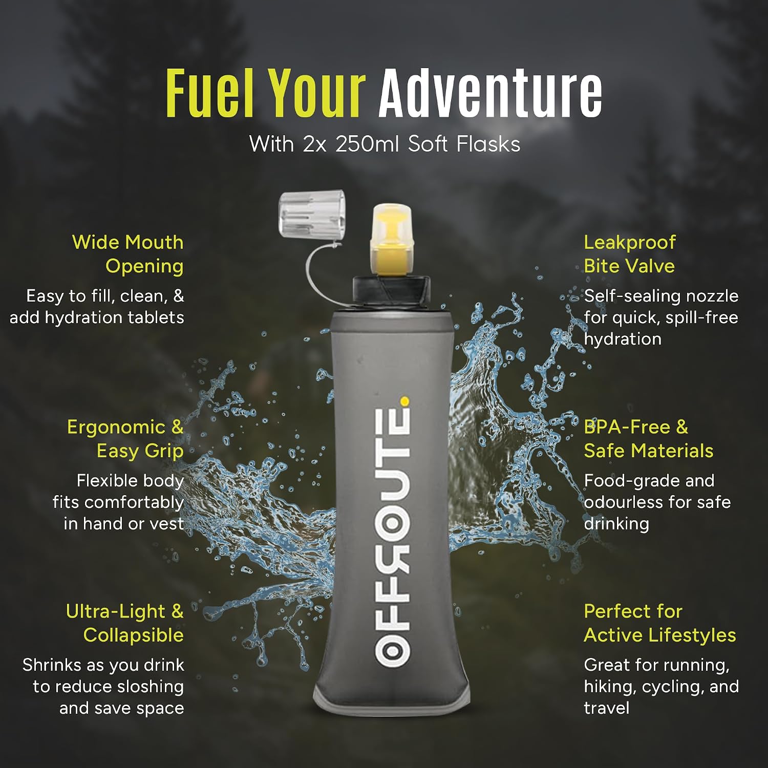 Thumbnail 6 de OFFROUTE Running Vest hydration pack with phone holder
