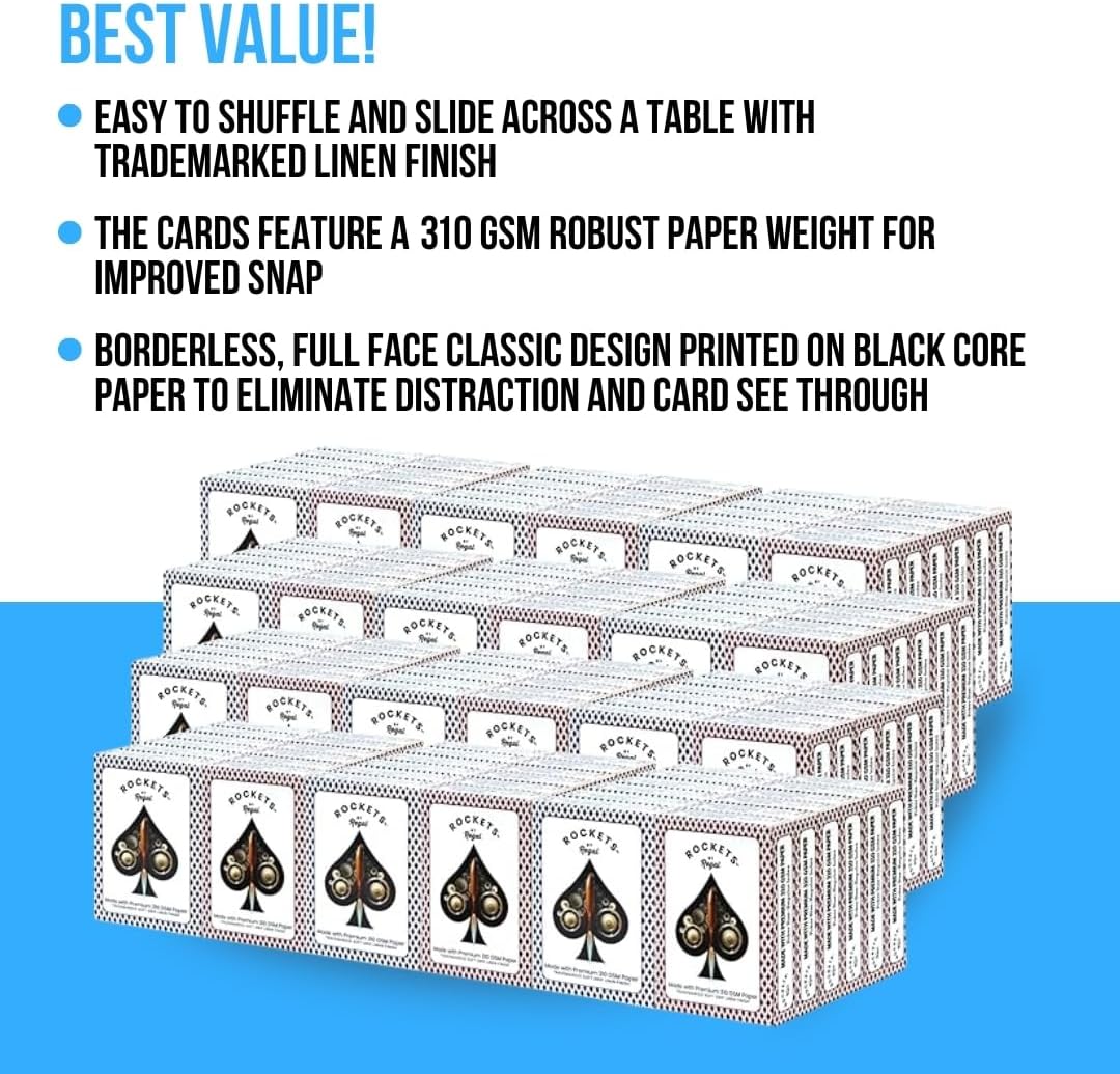 Thumbnail 6 de Regal Games Rockets Bulk Playing Cards Set (144 Decks)