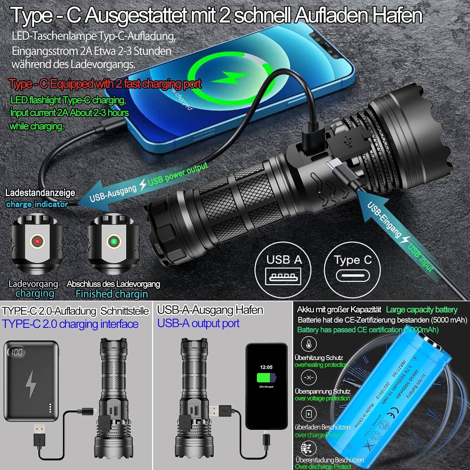 Detalle de ASORT 3km Extremweitschuss 500000 Lumen