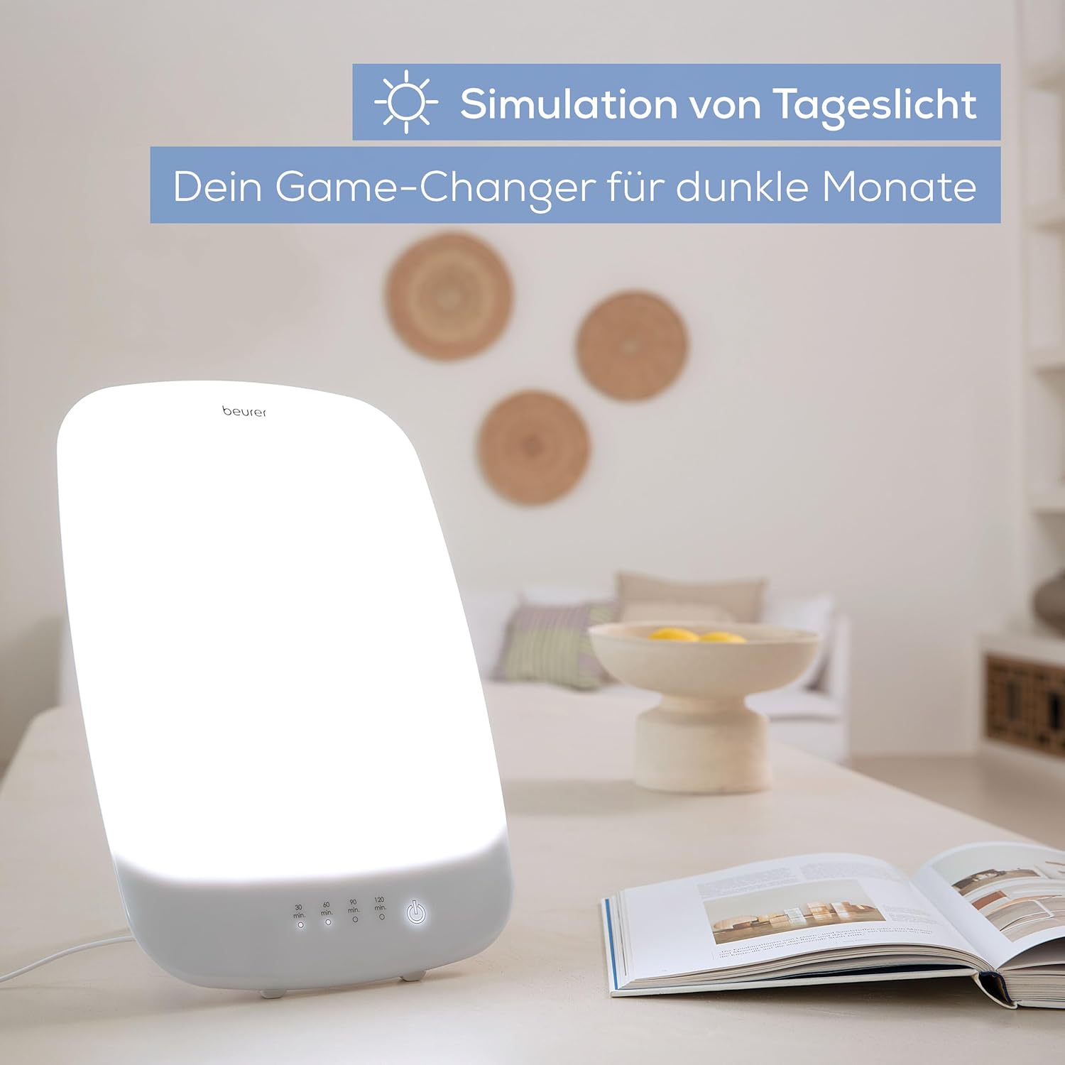Thumbnail 1 de Beurer TL 85 Tageslichtlampe (14.000 Lux) – Medizinprodukt mit Timer