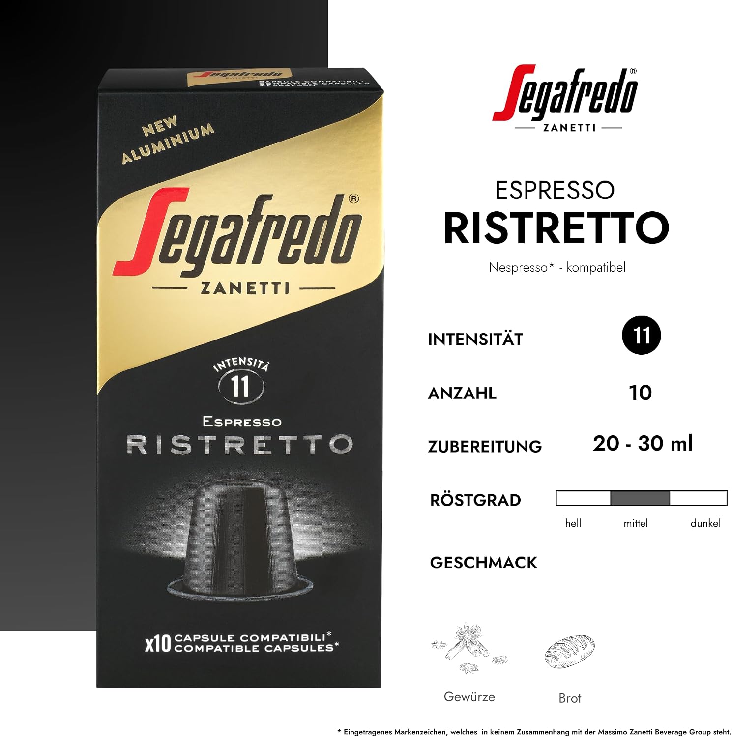 Thumbnail 2 de Segafredo Zanetti Café Ristretto ☕️ 100 Cápsulas Compatibles Nespresso