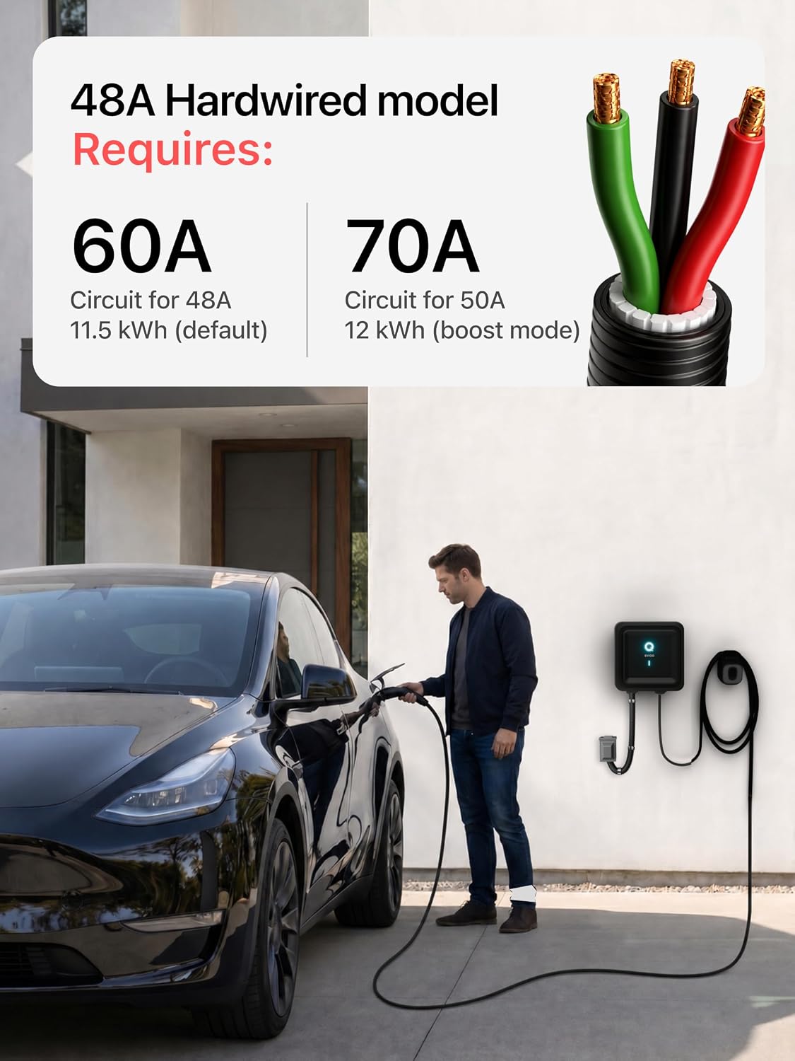 Thumbnail 6 de EVIQO Level 2 48A EV Charger 🔌