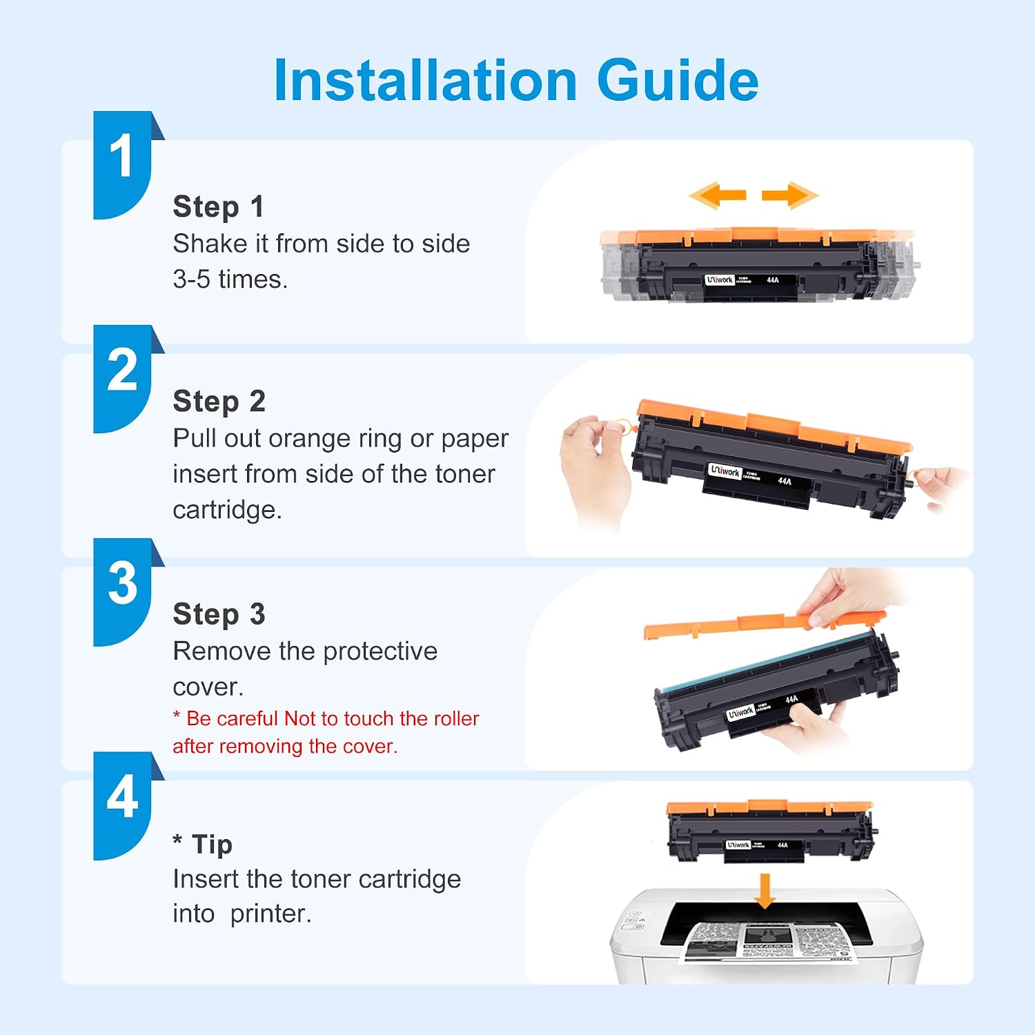 Thumbnail 5 de Uniwork 44A CF244A Toner Schwarz, 2er-Pack