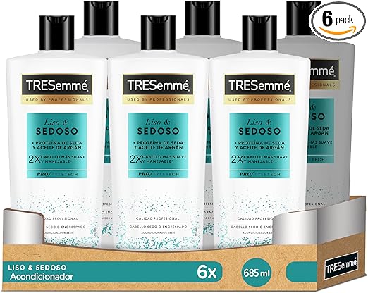Detalle de Tresemmé Acondicionador Liso & Sedoso 685 ml x 6 🌟