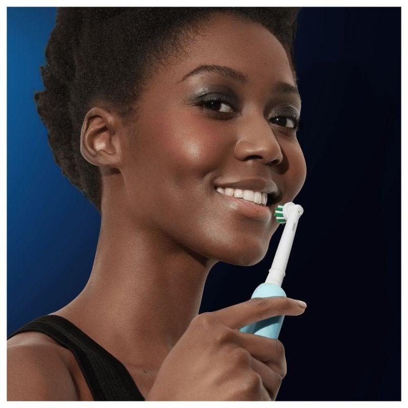 Detalle 2 de Oral-B Series Pro 1 Cepillo Dental Eléctrico Recargable Azul: limpieza profesional en casa