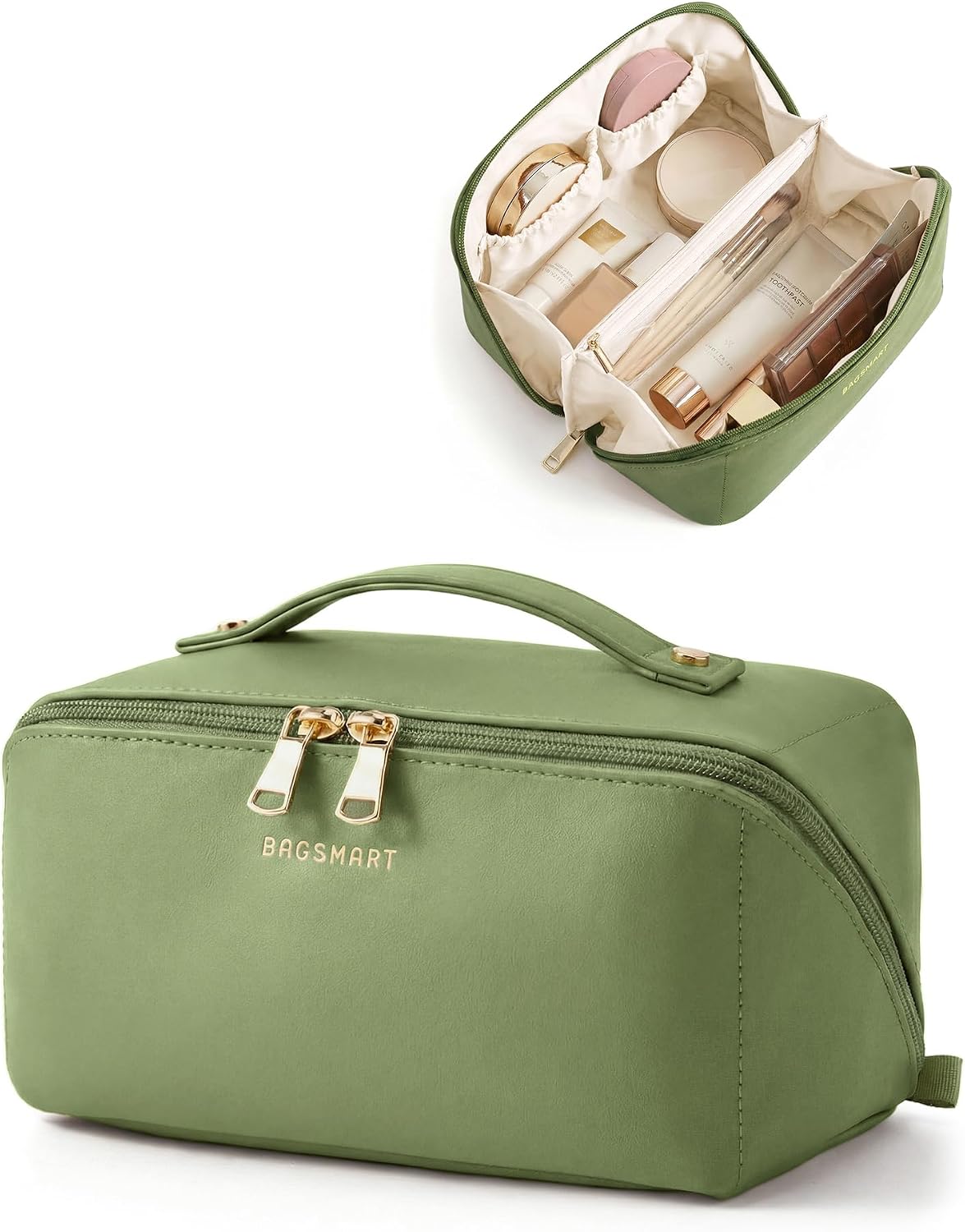 Detalle de BAGSMART Makeup Bag in PU Leather