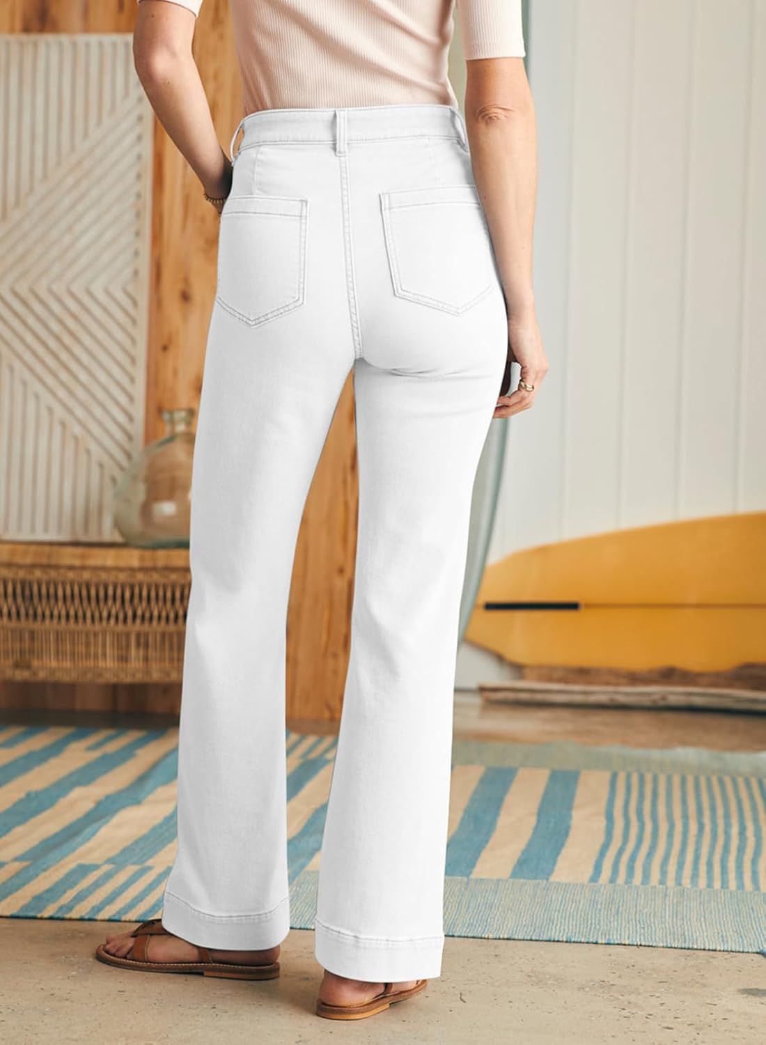 Thumbnail 3 de Astylish Women's Wide Leg Jeans High-Waisted
