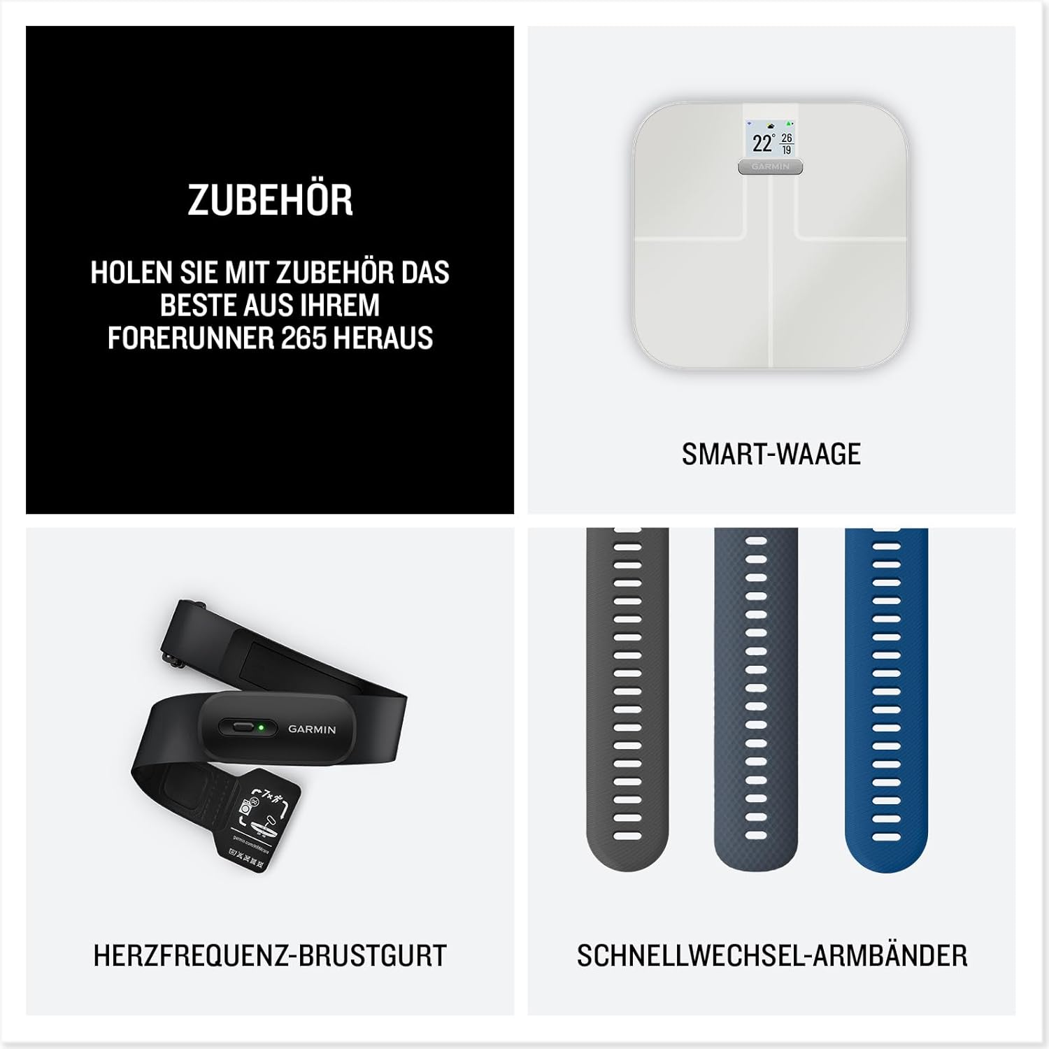 Thumbnail 6 de Garmin Forerunner 265 46mm Laufuhr mit 1,3" AMOLED-Touchdisplay