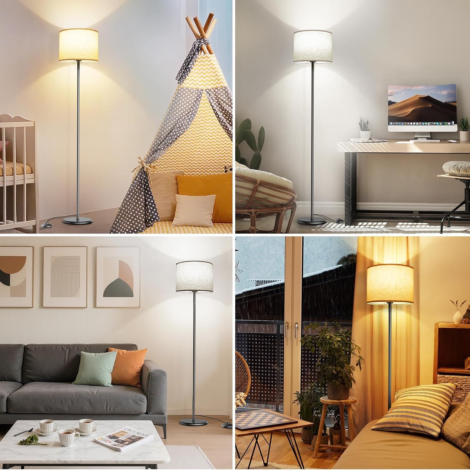 Thumbnail 6 de Floor Lamp with RGB LED, App and Voice Control