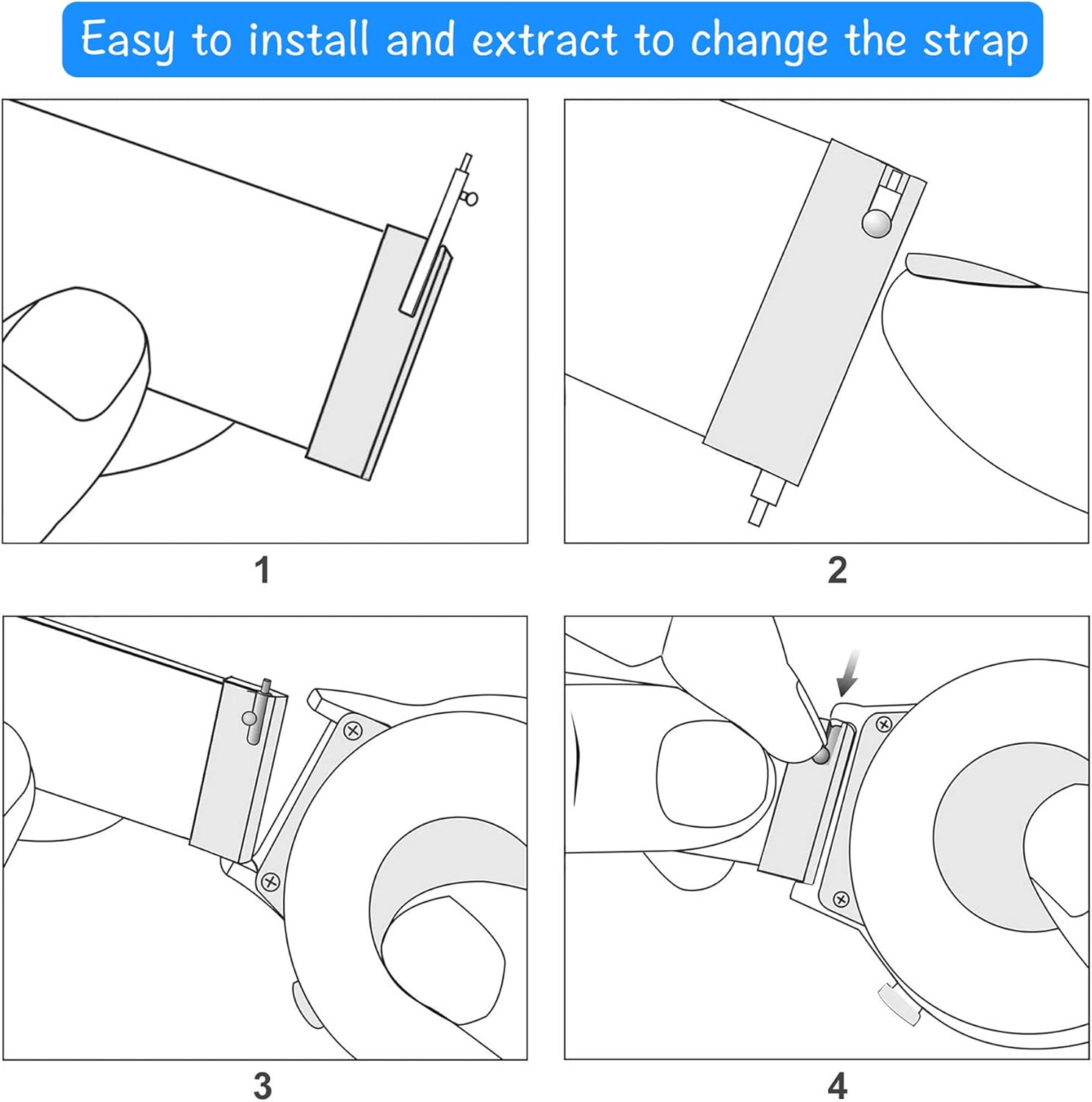 Detalle de MIJOBS Stainless Steel 20mm Strap for Amazfit GTS and GTS/GTR Series