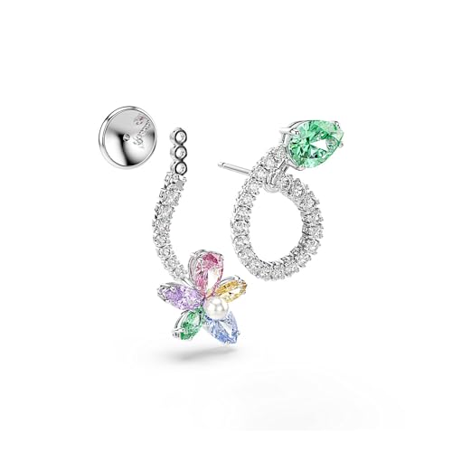 Thumbnail 2 de Swarovski x Ariana Grande Orecchini pendenti con orecchino jacket – Libellula e fiore, multicolore