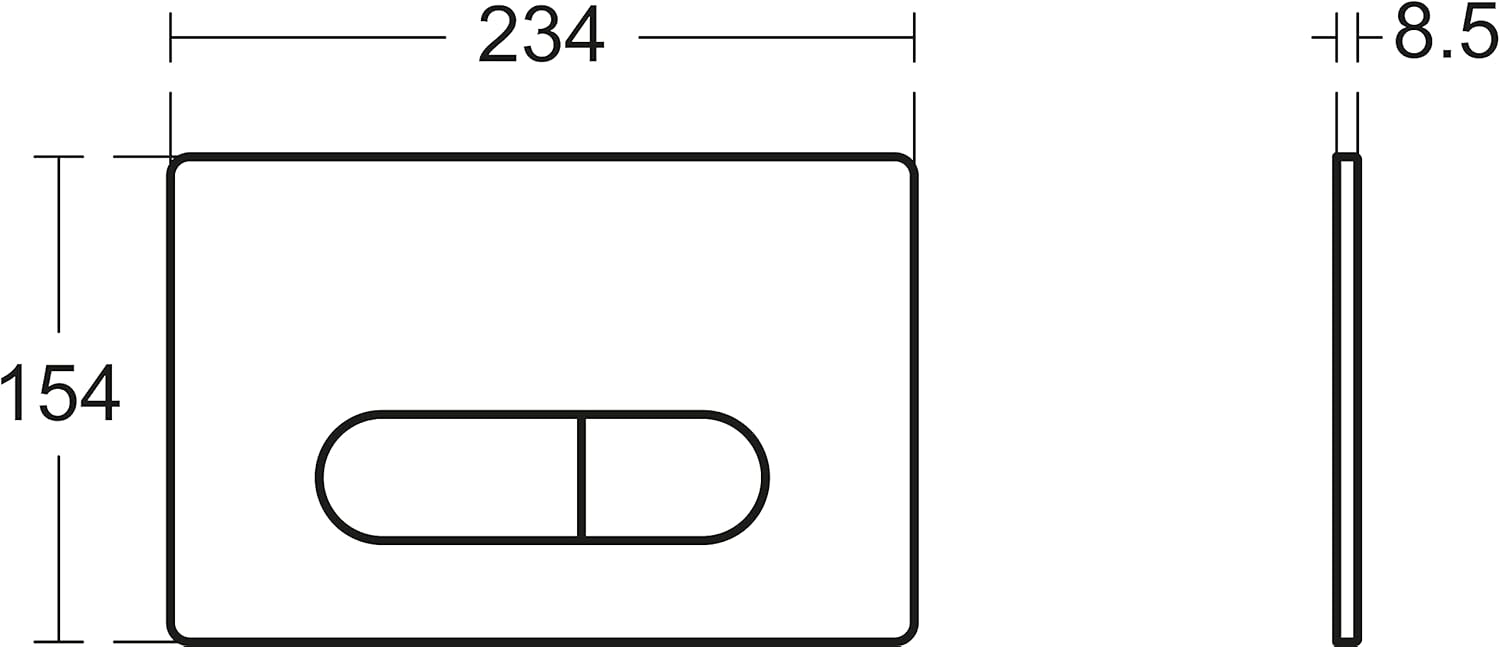 Thumbnail 6 de Ideal Standard R0115AC Placa de Descarga, Inodoro, Blanco 🚽