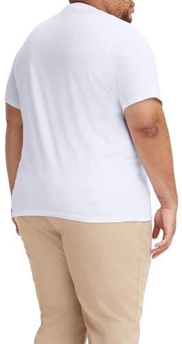 Detalle de Levi’s Big & Tall Graphic Tee Batwing White en 3XL: camiseta con diseño y buena libertad de movimiento