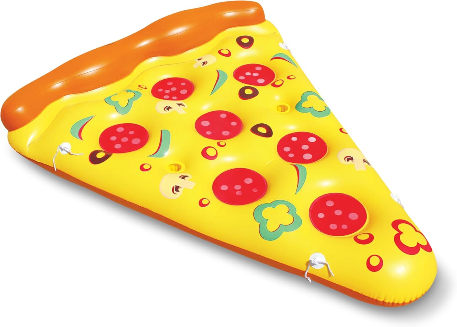 Thumbnail 3 de JOYIN Giant Inflatable Pizza Slice Pool Float (1 Pack) — Extra Large with Cup Holders