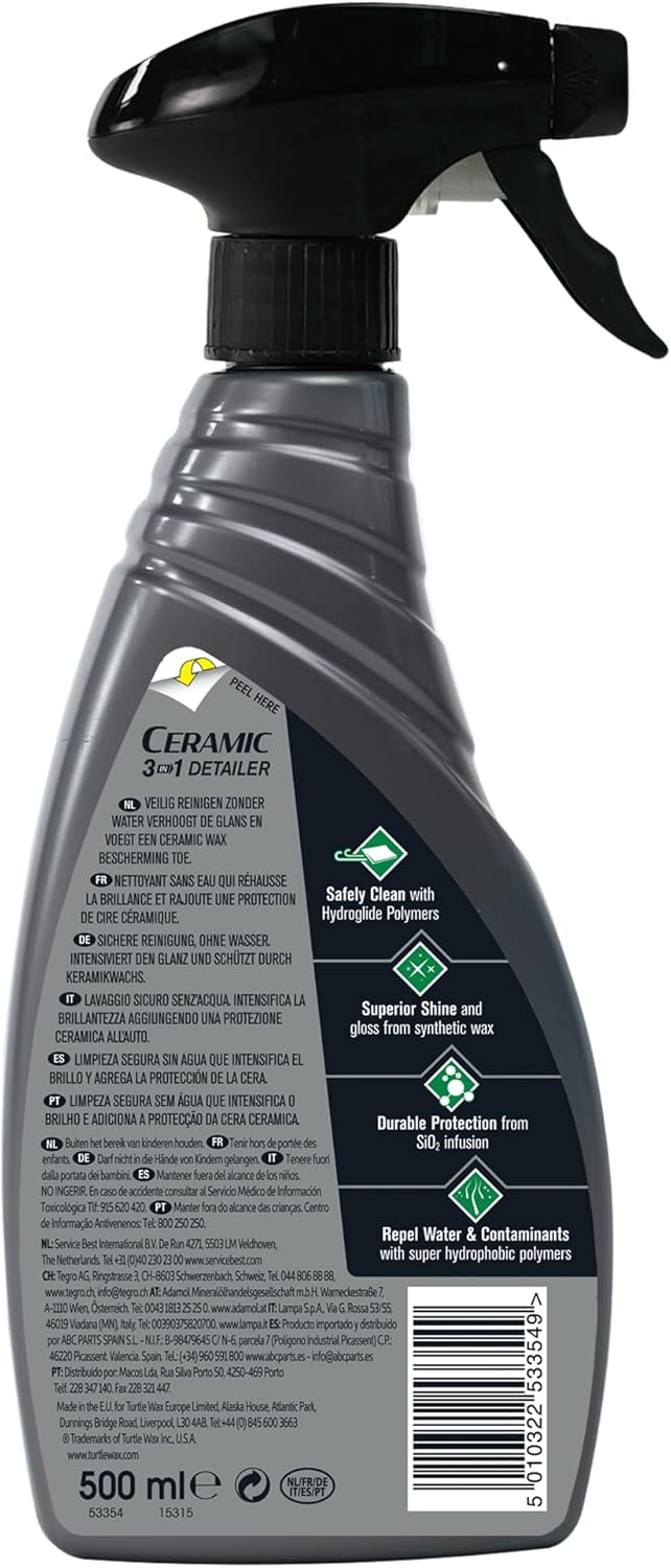 Thumbnail 6 de Turtle Wax Hybrid Solutions Céramique 3-en-1 – Nettoyant voiture sans eau, 500 ml