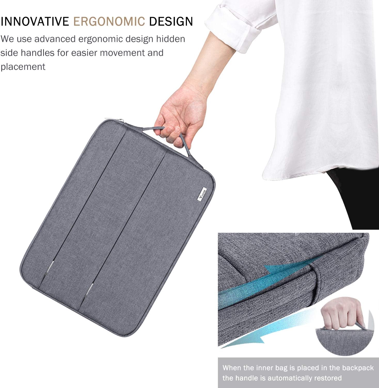 Detalle 2 de Voova 15.6-inch laptop sleeve case