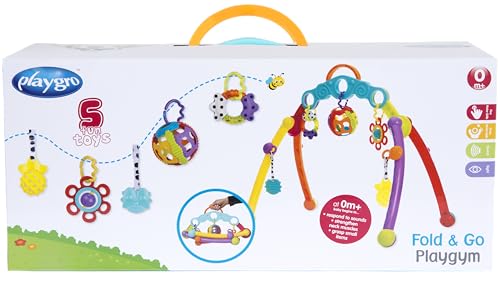 Thumbnail 8 de Playgro Junyju Activity Playgym, manta de juego plegable 1 unidad