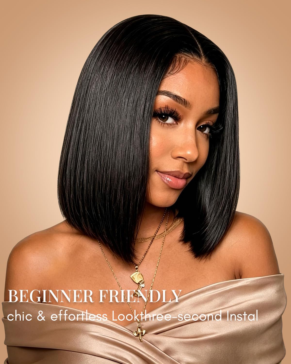 Detalle 2 de Simmel 7x6 Human Hair Bob Wig