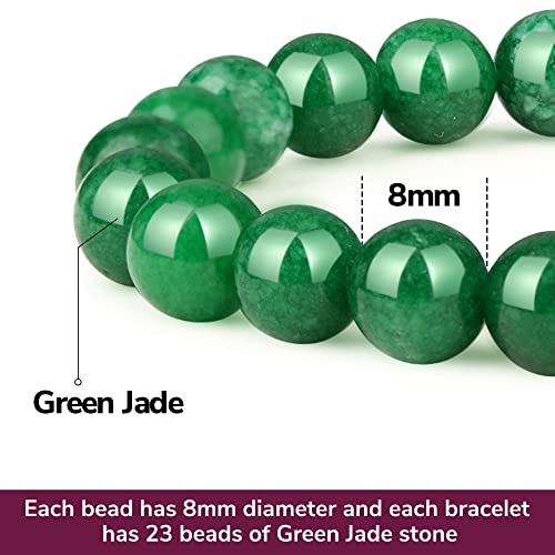 Detalle de Crystal Vibe Healing Crystal Bracelet — Adjustable Natural Gemstone Beads for Meditation, Yoga, and Daily Wear