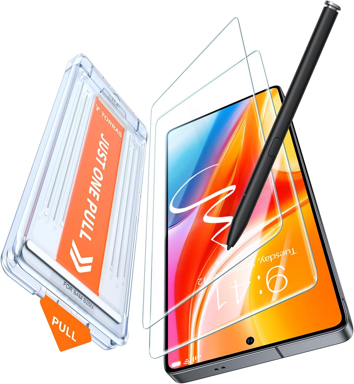 Detalle de TORRAS Samsung Galaxy S25 Ultra 2-pack screen protector