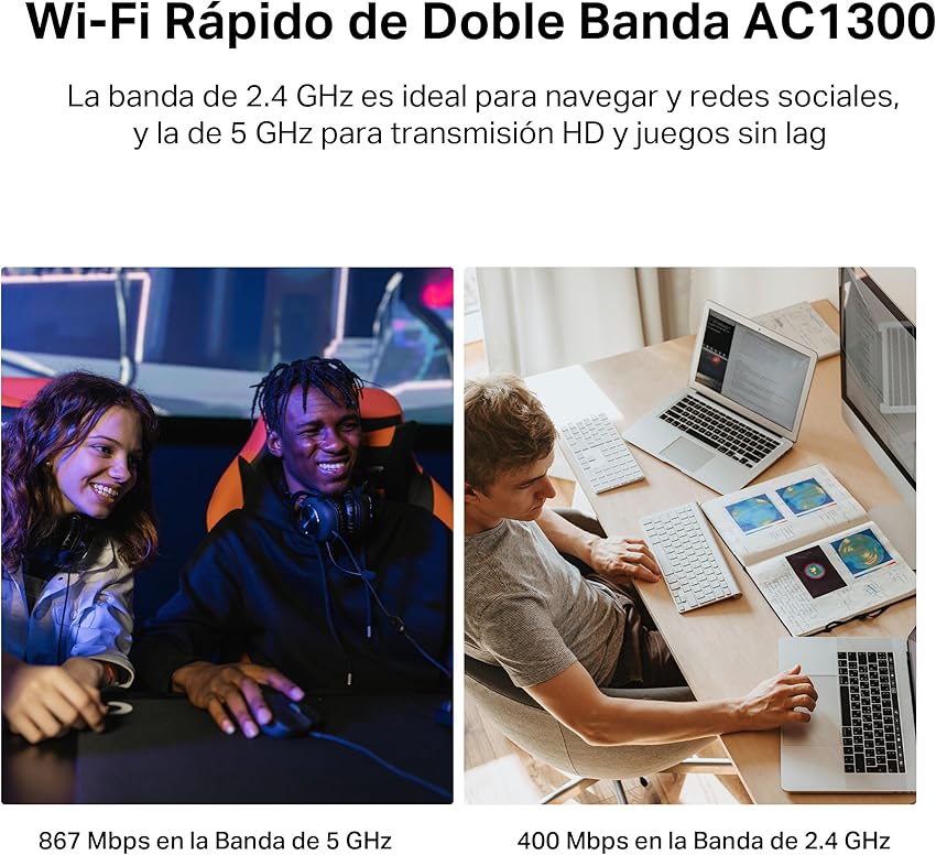 Thumbnail 4 de Mercusys MA30H Adaptador Wi‑Fi AC1300 5 GHz 📶