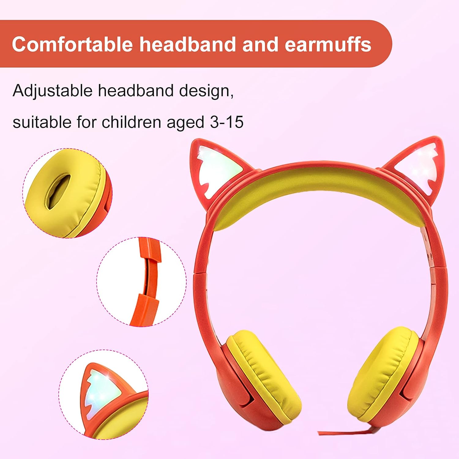 Thumbnail 6 de Olyre Kids Headphones Safe 85db Volume Control