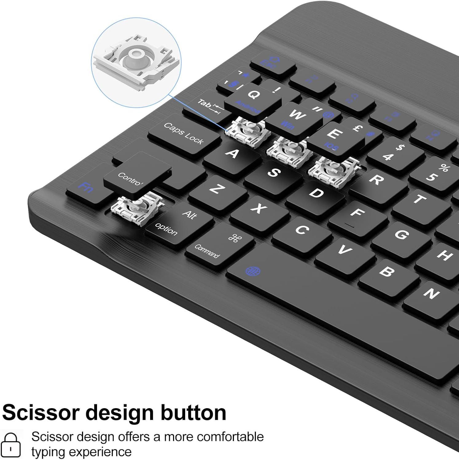 Thumbnail 2 de SENGBIRCH Keyboard Case for HONOR Pad X9a (11.5″, 2025) – Detachable Bluetooth Keyboard & Protective Cover