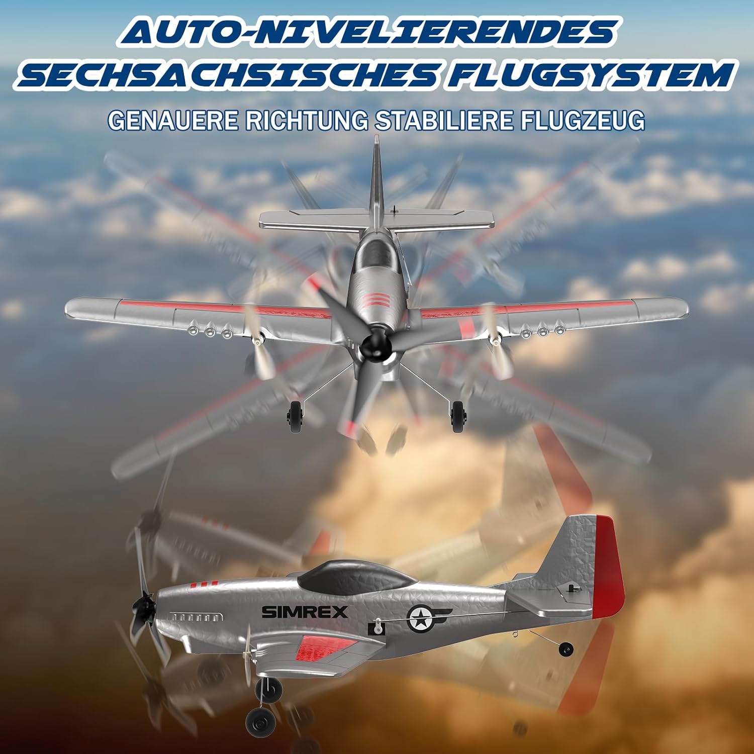 Thumbnail 3 de SIMREX TOY2409 RC Flugzeug