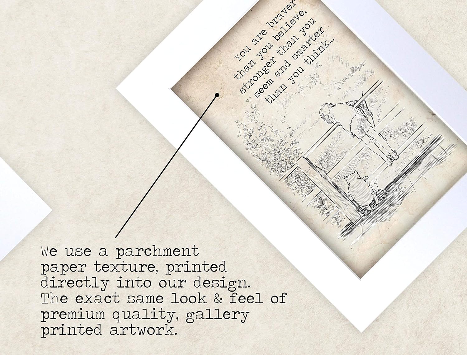 Thumbnail 2 de Winnie the Pooh: Set of 3 A4 Nursery Prints (Unframed)