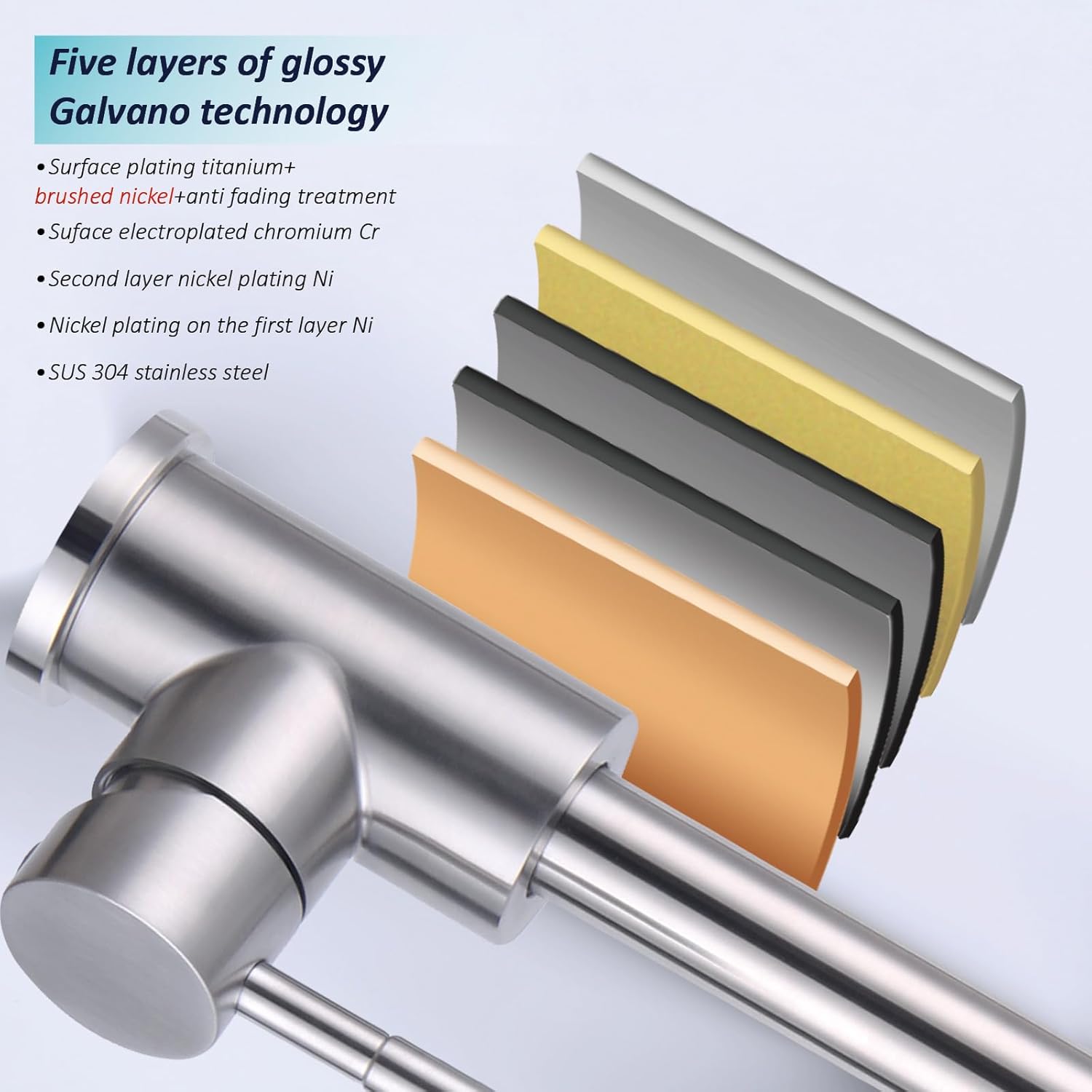 Thumbnail 6 de Stainless Steel kitchen sink mixer tap