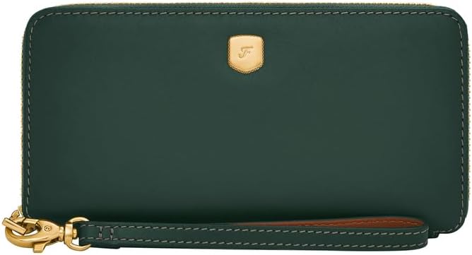 Thumbnail 5 de Fossil smooth leather tab bifold wallet with ID window, zip pocket and 12 card slots