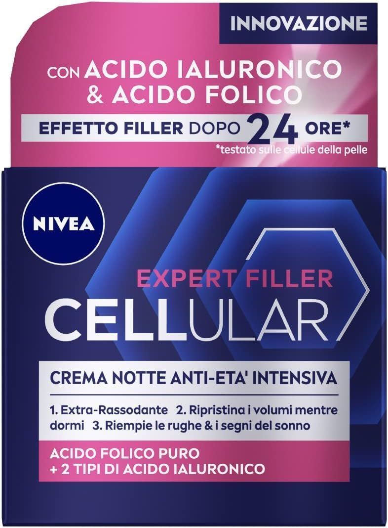 Detalle de NIVEA CELLULAR EXPERT FILLER Crema notte 50ml