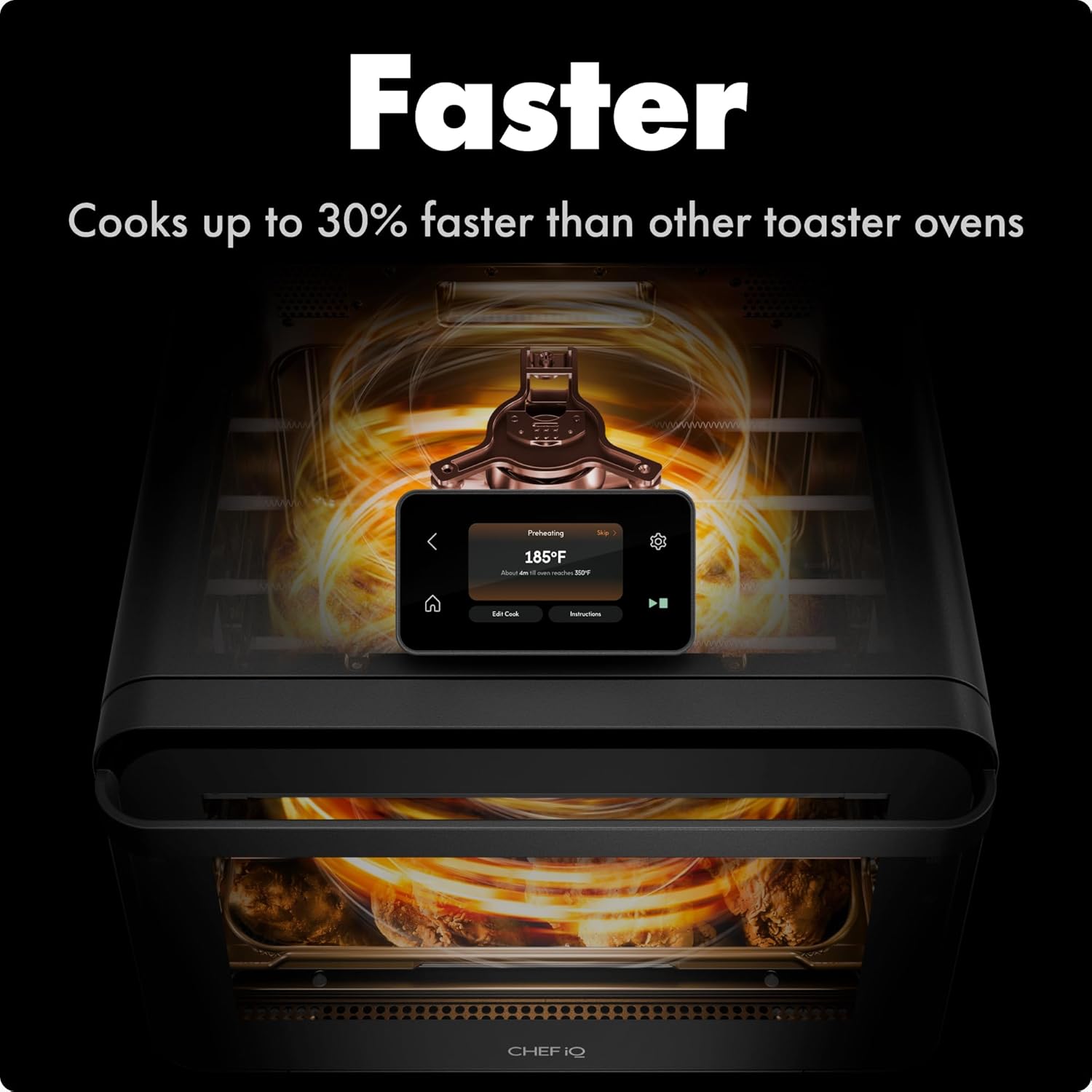 Thumbnail 2 de CHEF iQ MiniOven 25 Qt Smart Toaster Oven 🍽